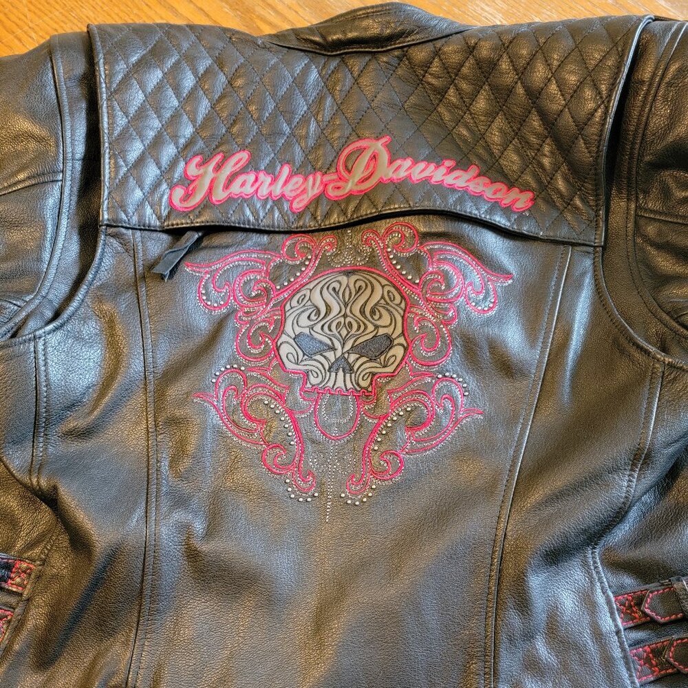 Ladies Leather Harley Davidson jacket